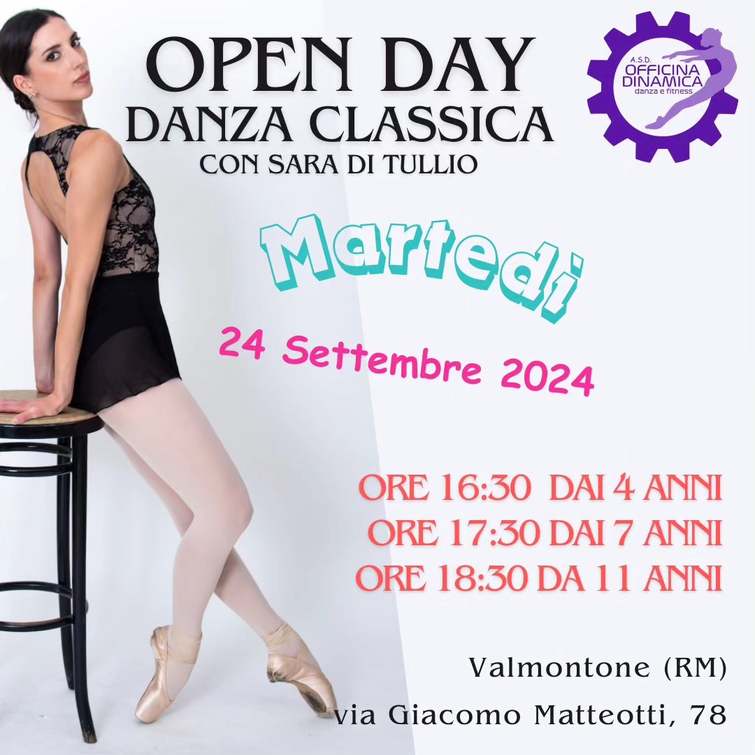 OPEN DAY DANZA CLASSICA